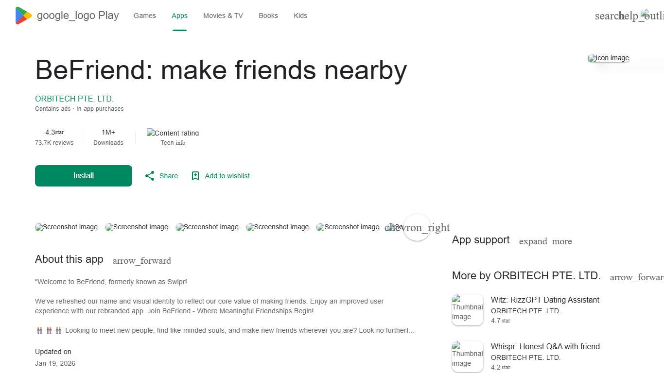 BeFriend: make friends nearby - Apps on Google Play